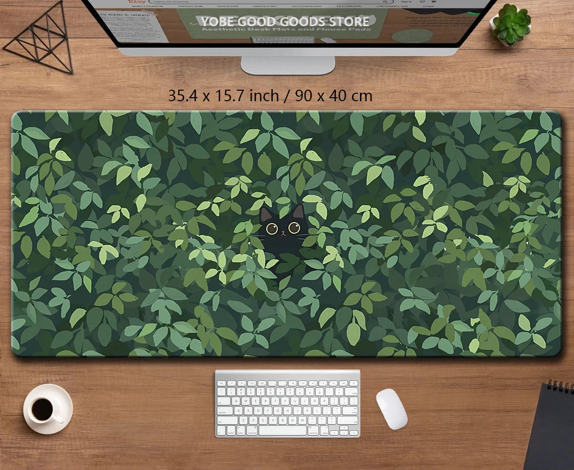 🌿 Laumango Large Mouse Pad – Non-Slip Desk Mat 🍃