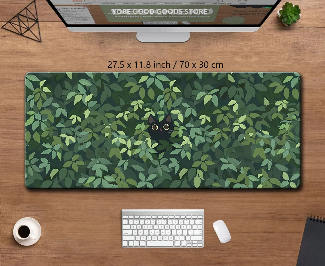 🌿 Laumango Large Mouse Pad – Non-Slip Desk Mat 🍃