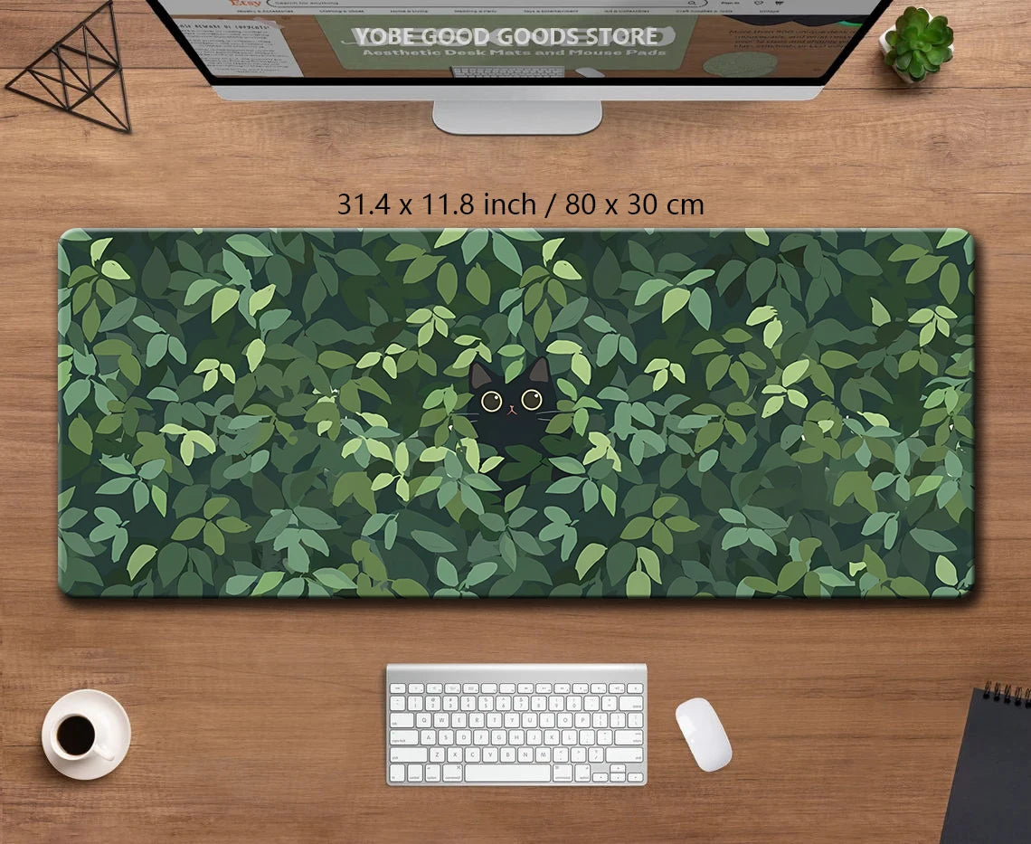 🌿 Laumango Large Mouse Pad – Non-Slip Desk Mat 🍃